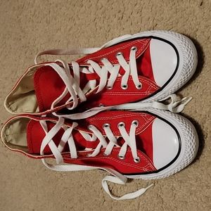 Red Converse High Tops
